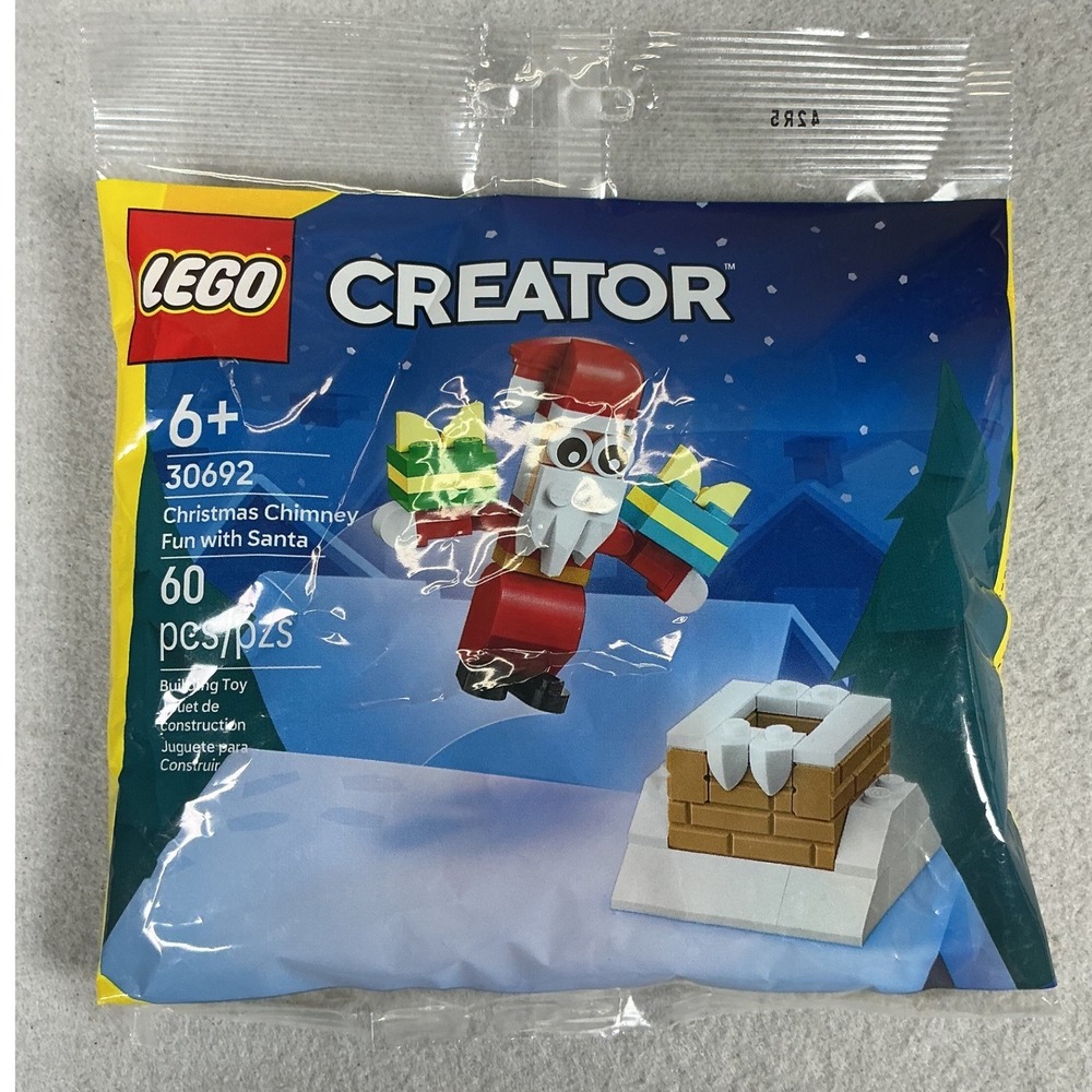 LEGO Creator Christmas Chimney Fun with Santa 30692 Polybag Building Toy New